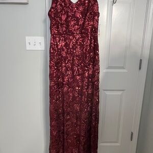Sequined Evening Gown